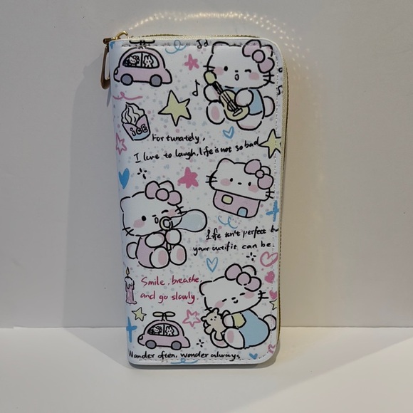 Hello Kitty White Wallet - Picture 1 of 7